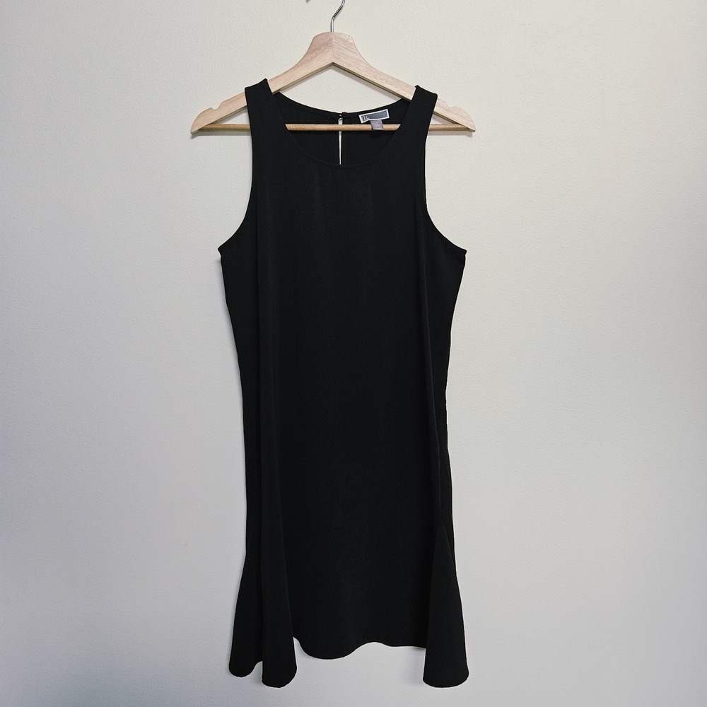 Minimalist Chelsea 28 Sleeveless Shift Dress Sz S Women's Small Black High Neck
